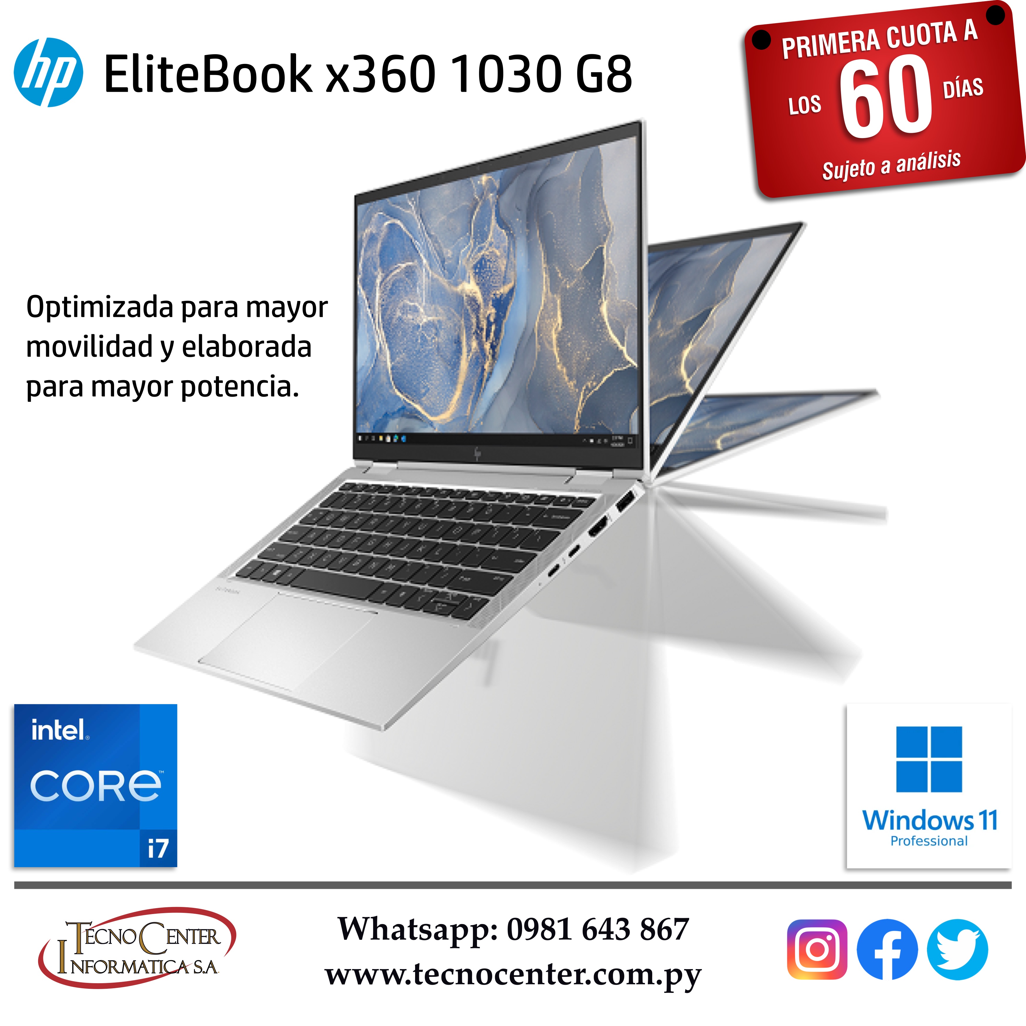 Notebook HP EliteBook x360 1030 G8 Intel Core i7